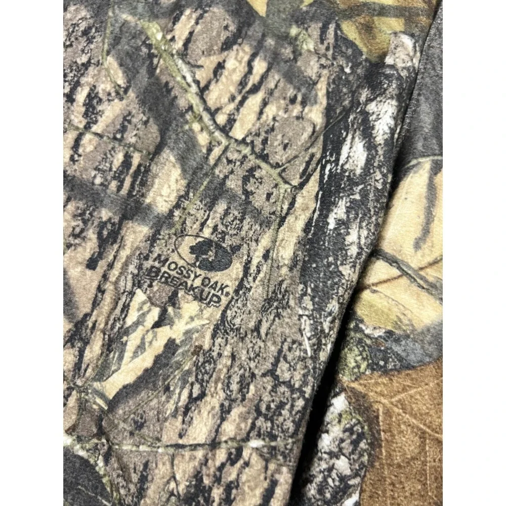 Cabelas Mens 3XL Mossy Oak Break-Up Insulated Full Side Zip Hunting Pants Camo